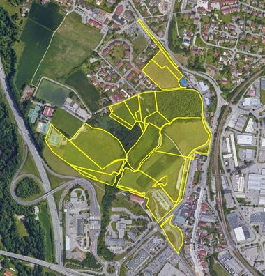 Surface de plancher pour construction de logements à Pringy